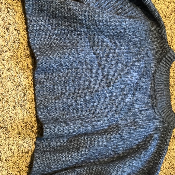 Beautiful blue chunky H&M cropped sweater - Picture 3 of 4